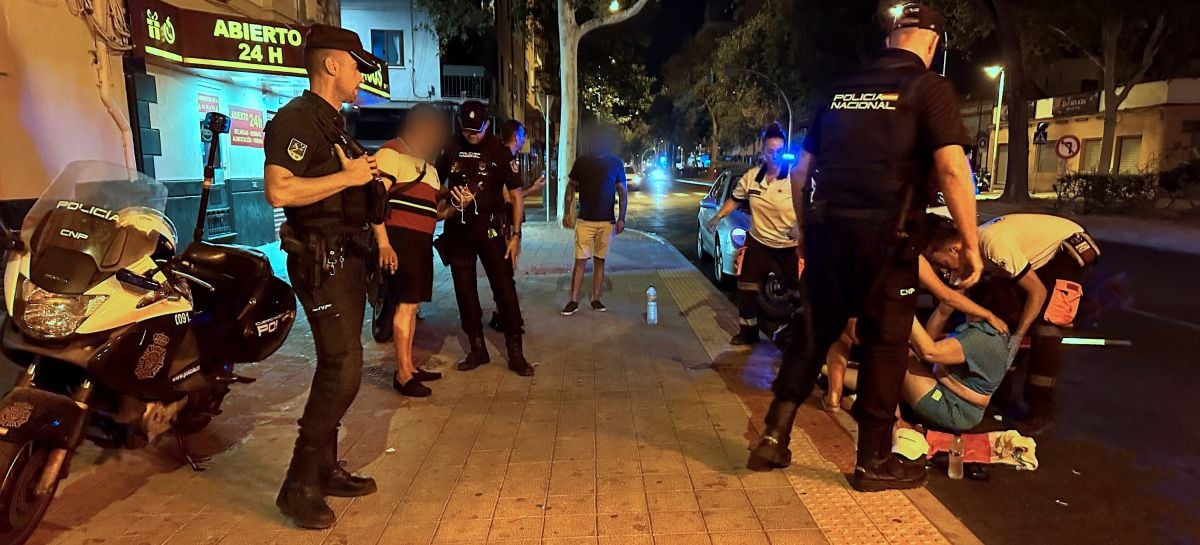 Arrastran con un coche a una mujer en Palma tras robarle al perro mientras lo paseaba