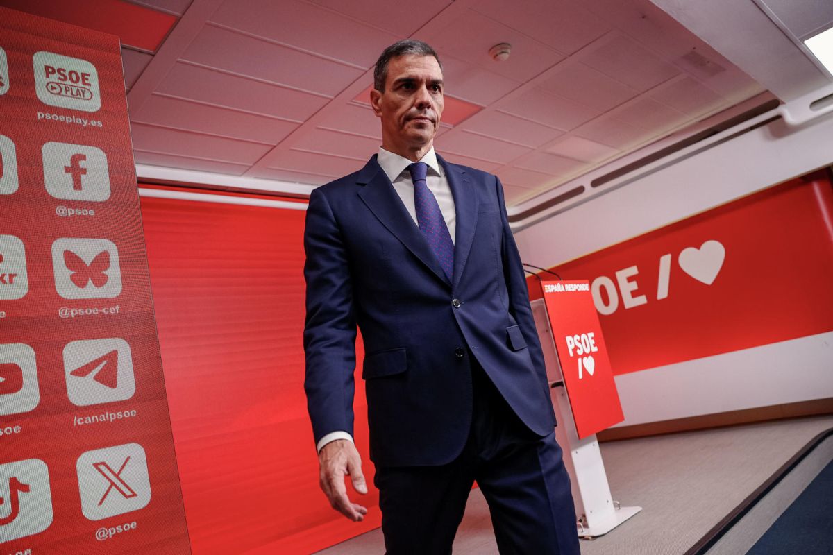 Sánchez anuncia una auditoría externa sobre la cuentas del PSOE y cambiará su ejecutiva