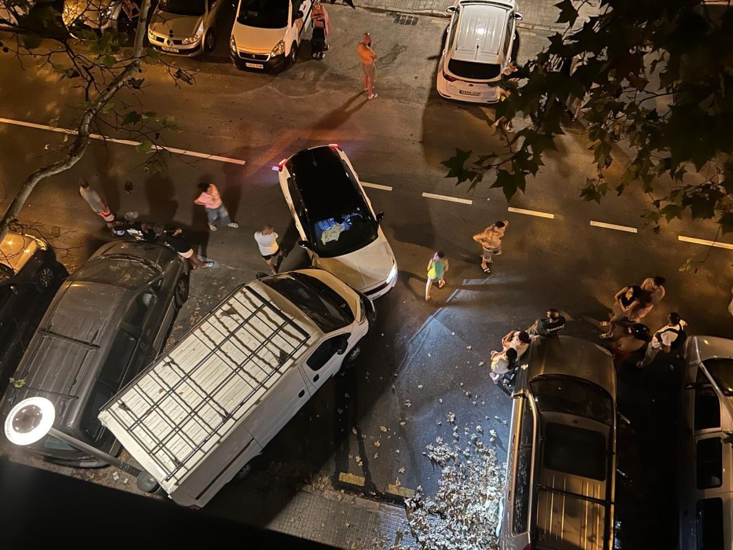 Un Policía Local en prácticas atrapa a la carrera a un conductor fugado tras un choque en Palma