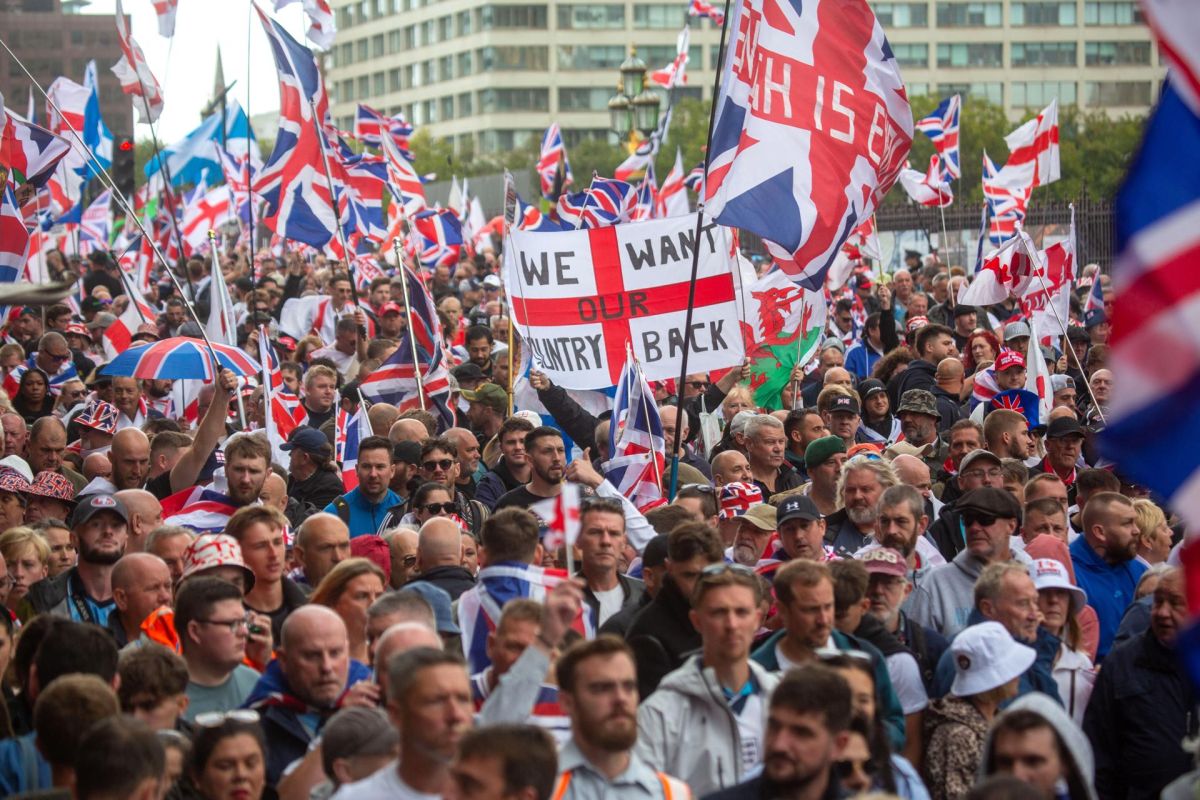 Al menos nueve detenidos en una manifestación en Londres contra la inmigración
