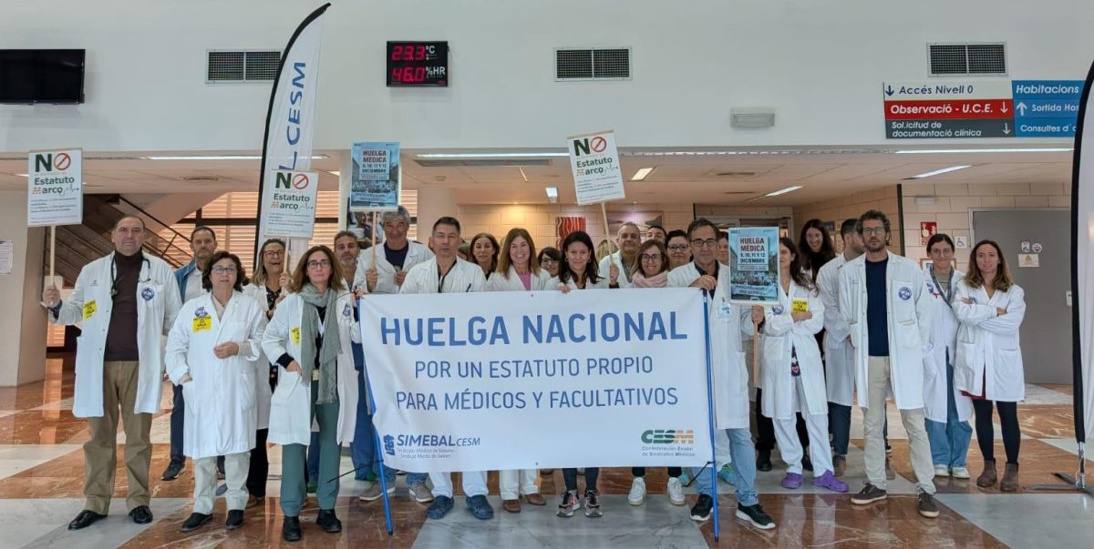 Los médicos de Baleares preparan su tercera jornada de huelga este miércoles