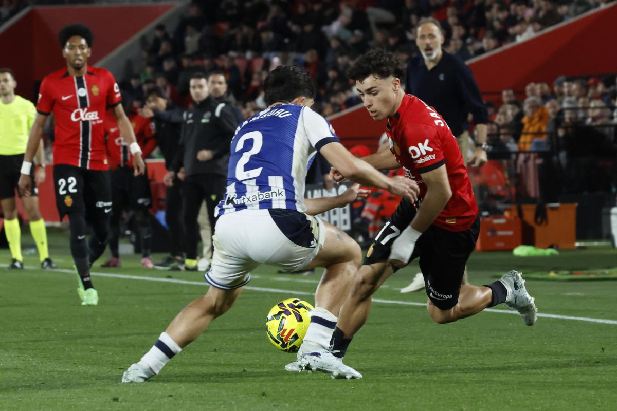 El Mallorca toca fondo ante la Real Sociedad y espera a Demichelis