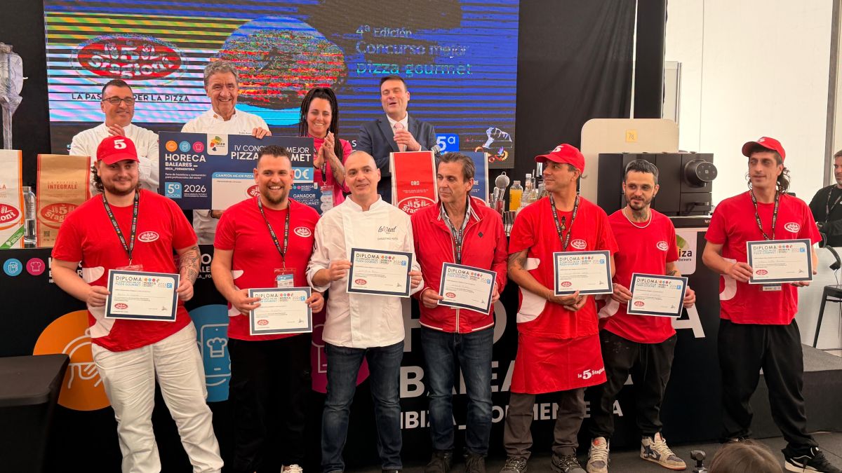 Horeca Ibiza se rinde ante la mejor pizza gourmet y distinguidos profesionales de la hostelería local