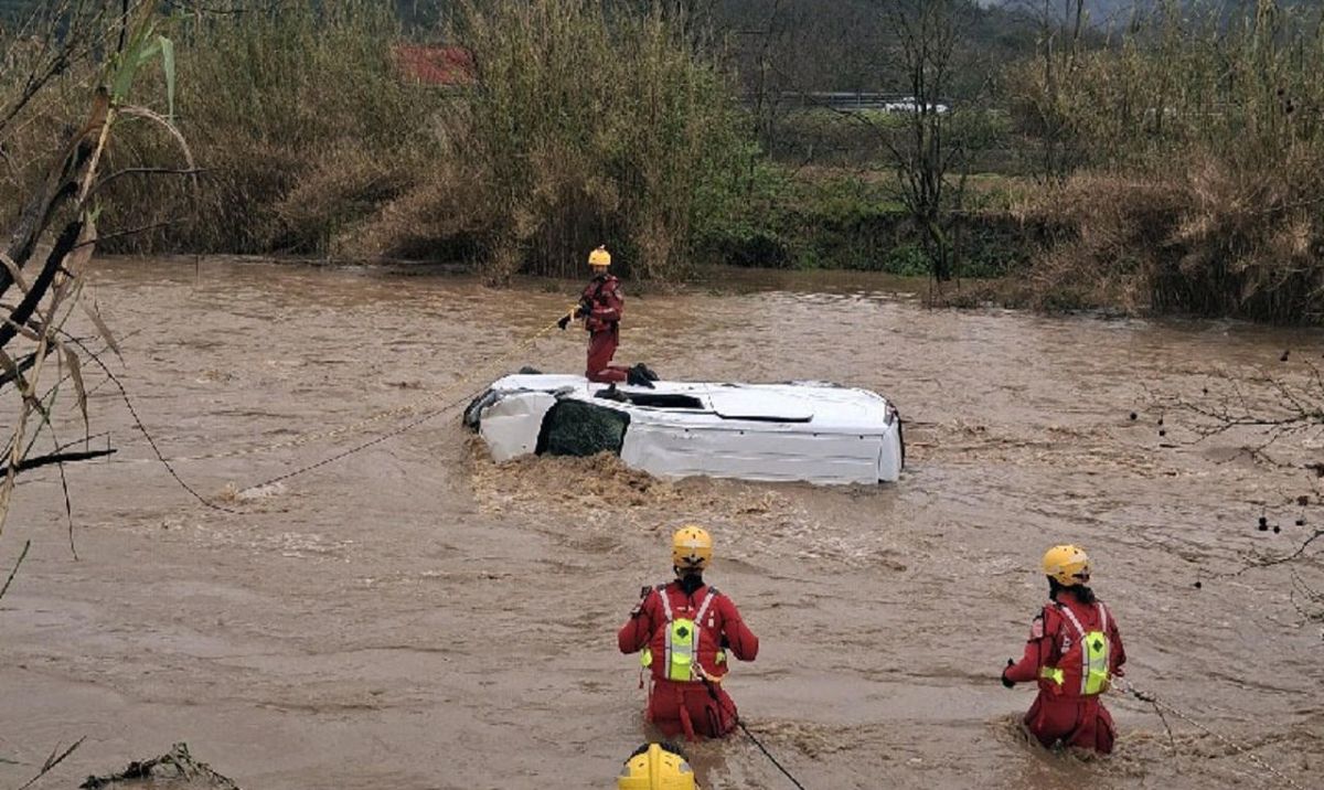 Un desaparecido y ríos en riesgo de desbordamiento por la borrasca Regina en Cataluña