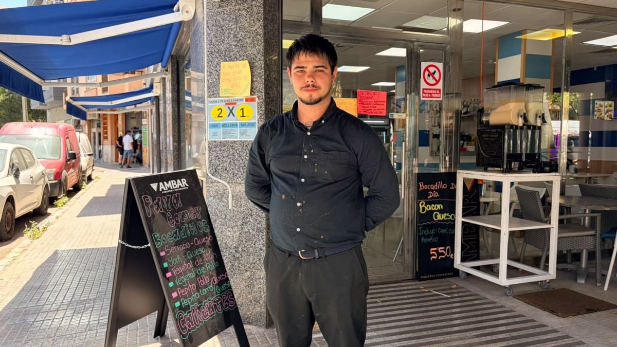 El dependiente de la panadería de Son Oliva: "Tuve miedo, no te apuntan con una pistola todos los días"