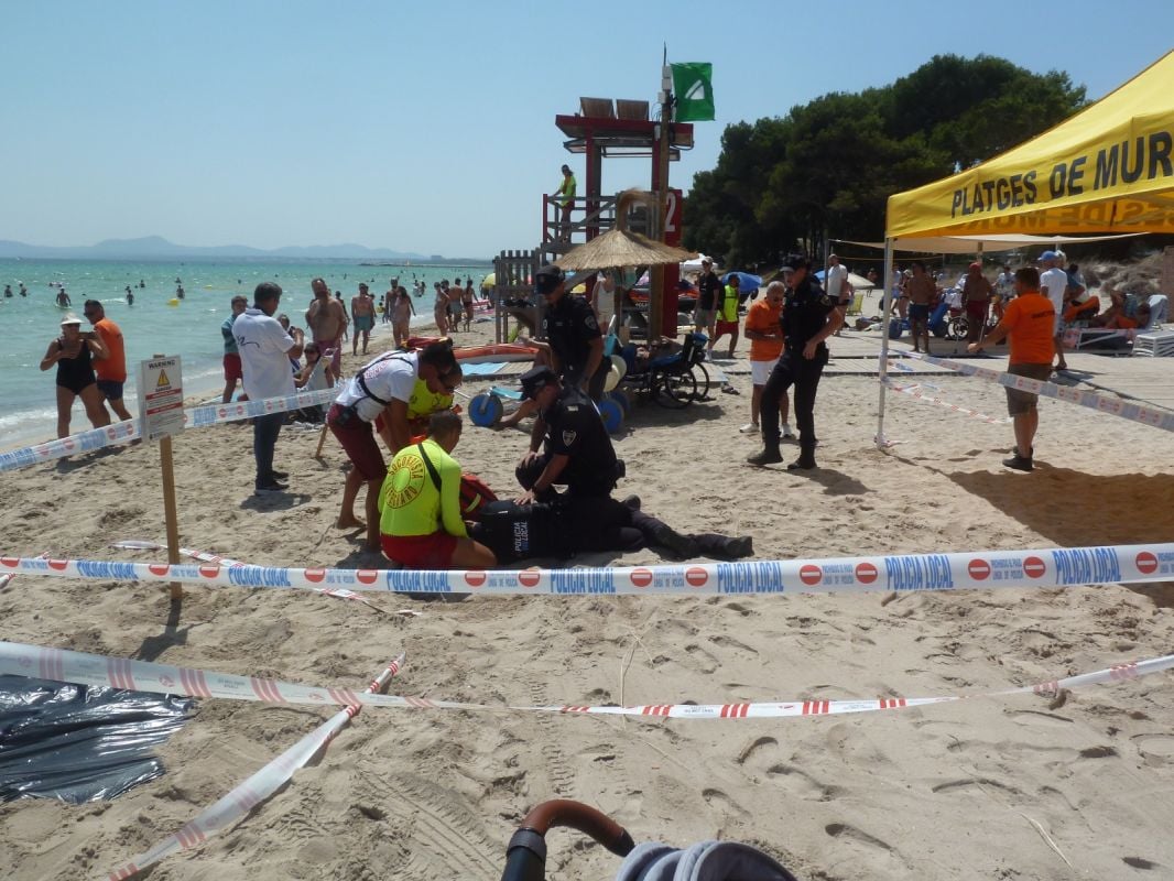 La Playa de Muro, premiada como referente nacional en seguridad