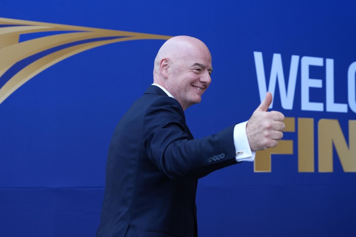 Lio con la sede de la final del Mundial 2030