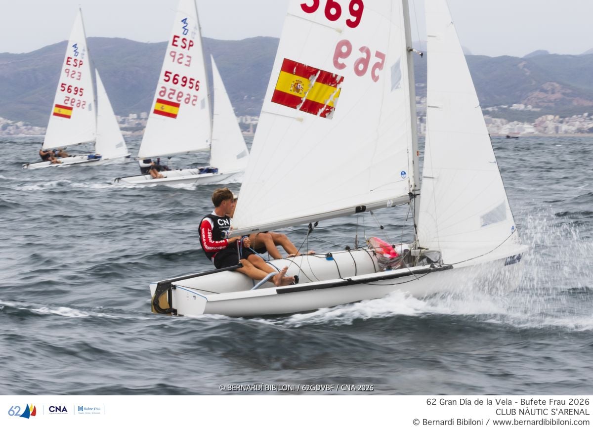 El 62º Gran Día de la Vela afronta su fase decisiva tras una exigente jornada en la bahía de Palma