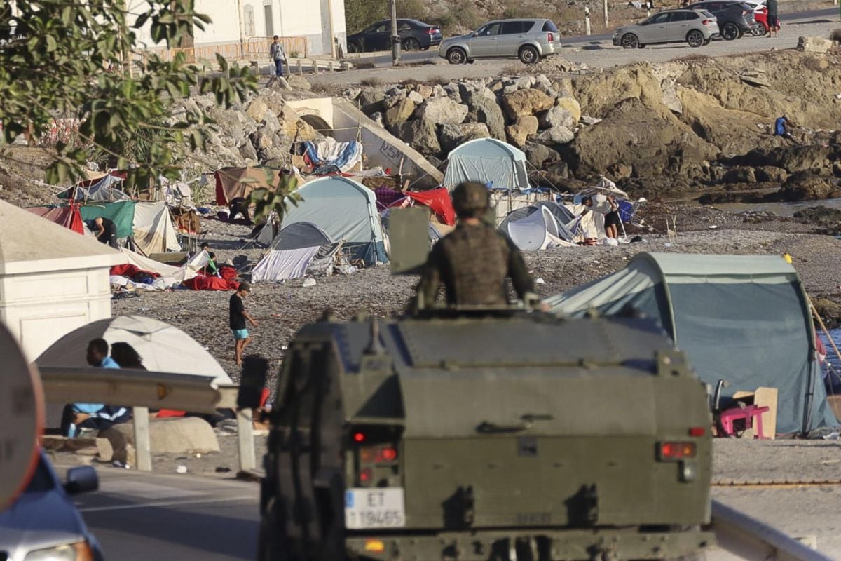 Cuatro detenidos en Ceuta por un nuevo ataque a pedradas contra una patrulla de militares