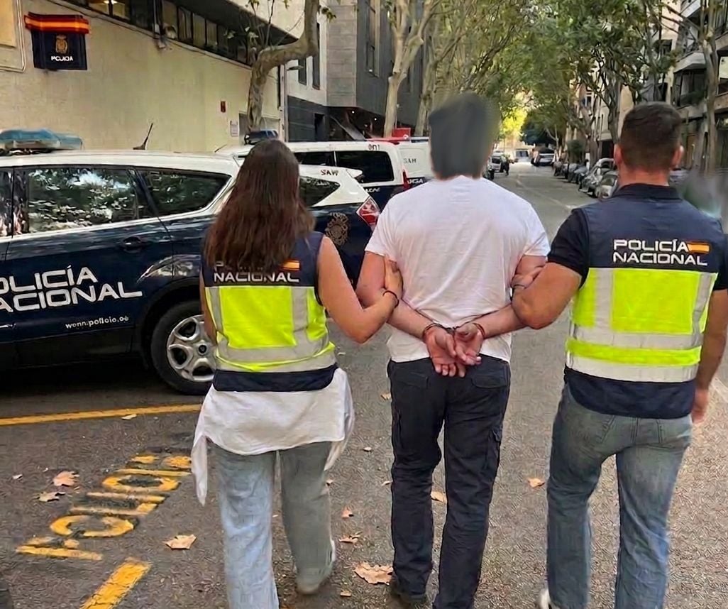 Detenido en Palma por agredir sexualmente a la hija menor de su expareja y grabarla desnuda